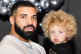 Drake And his son Adonis Graham